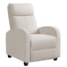 Recliner Chair Adjustable Home Theater Single Fabric Sofa Furniture with Thick Seat Cushion and Backrest Living Room Recliners