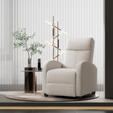 Recliner Chair Adjustable Home Theater Single Fabric Sofa Furniture with Thick Seat Cushion and Backrest Living Room Recliners
