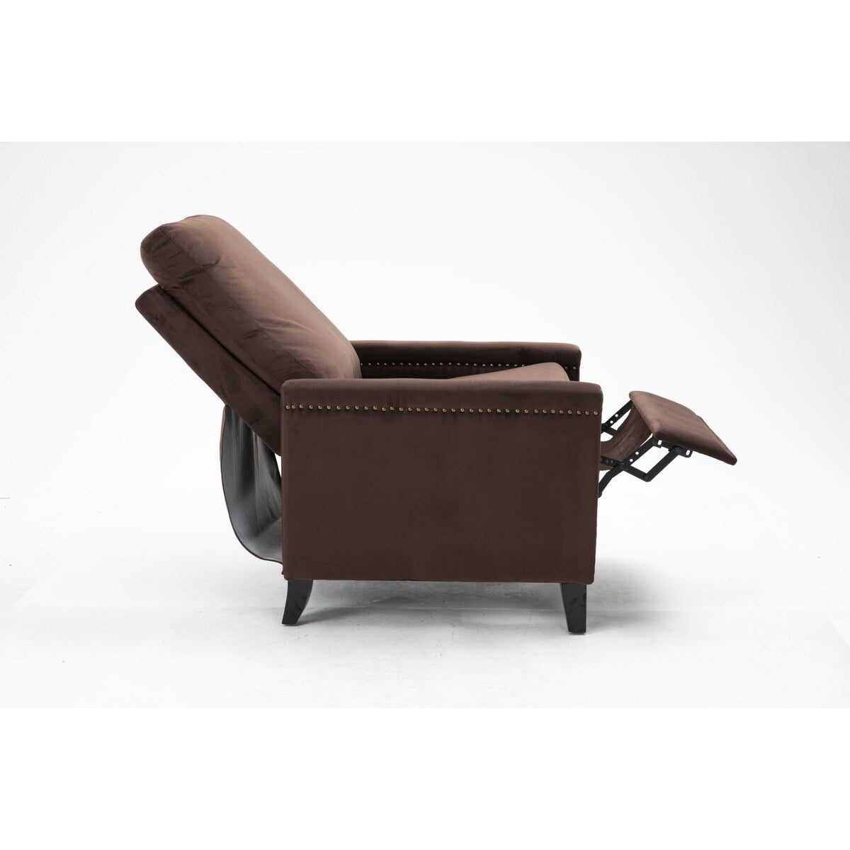 Recliner Chair Velvet Manual Standard Reclining Sofa Living Room Chair