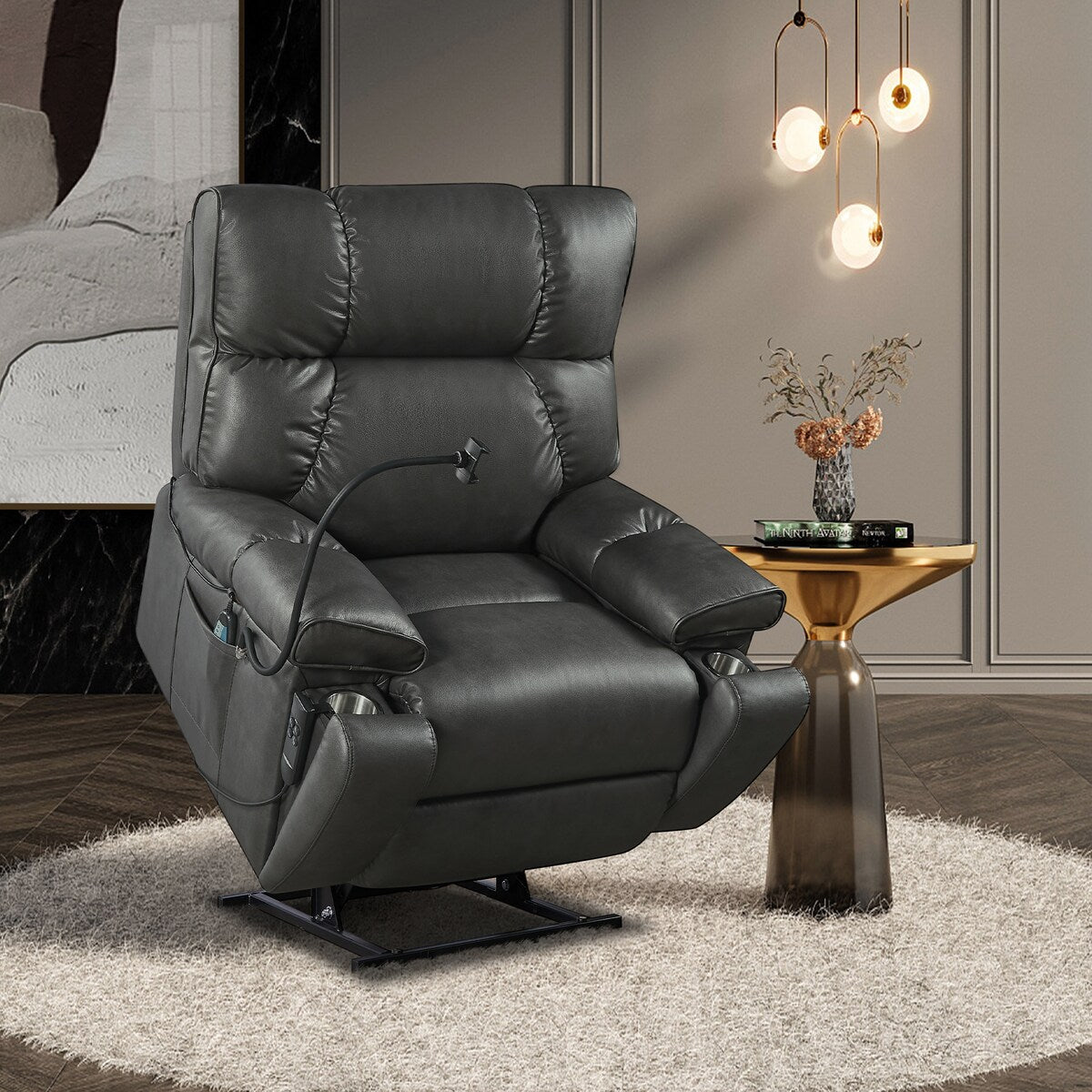 Recliner Chair with Phone Holder