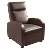 Recliner Chair, Recliner Sofa PU Leather for Adults, Recliners Home Theater Seating with Lumbar Support, Reclining Sofa Chair
