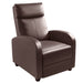 Recliner Chair, Recliner Sofa PU Leather for Adults, Recliners Home Theater Seating with Lumbar Support, Reclining Sofa Chair
