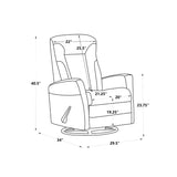 Recliner Rocker Recliner Swivel Recliner Chair Accent Chair