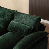 Recliner Sofa, U-shaped Sectional Sleeper Sofa with Chaise, Modular Sectional Sofa for Living Room, Chenille Fabric Couch