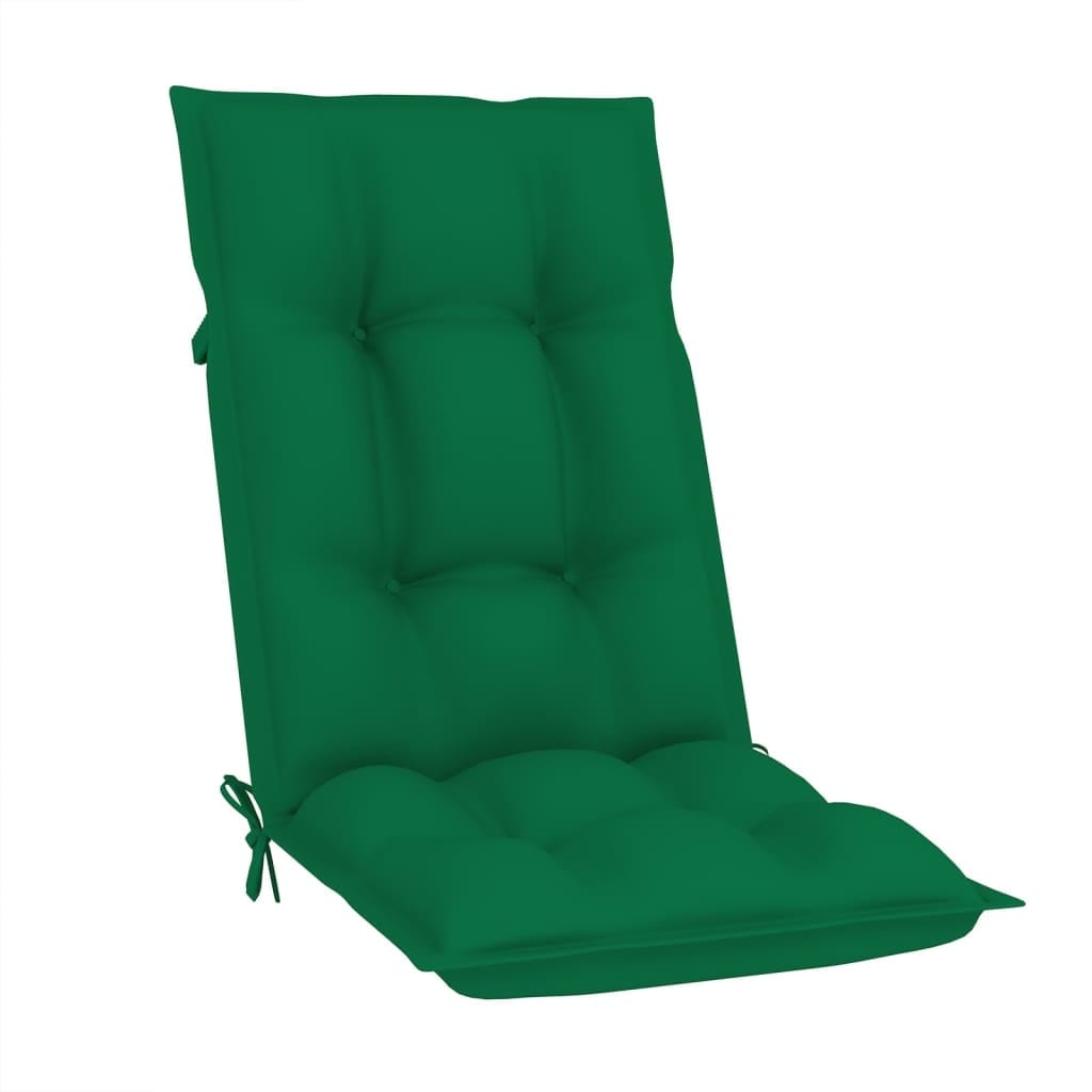 Reclining Garden Chairs with Cushions 8 pcs Solid Teak Wood