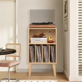 Record Player Stand - 15.7"D x 18.1"W x 34.2"H