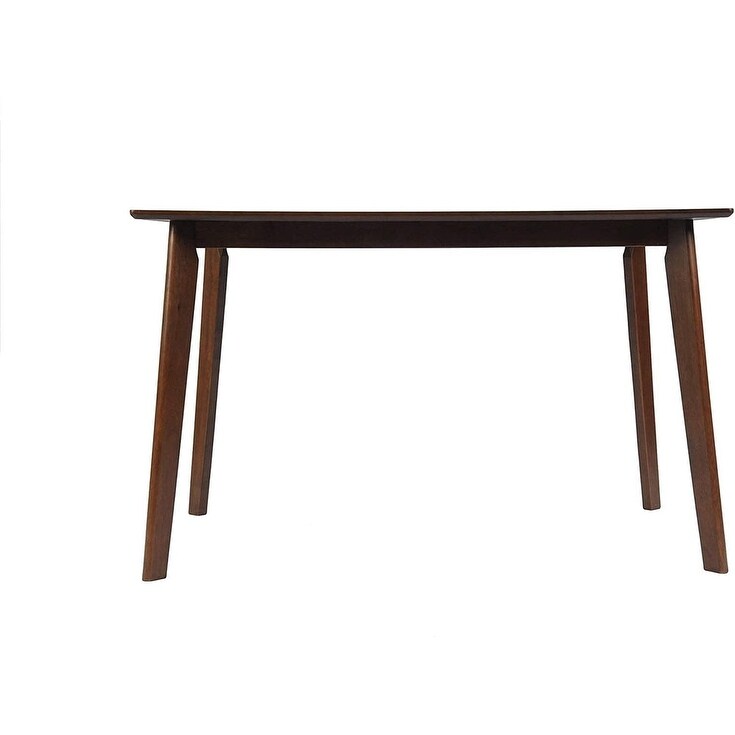 Rectangle 6-Person Wood Dining Tables for Kitchen Modern Home Furniture Espresso - 47.1x29.3x28.5in