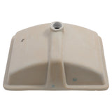 Rectangle Ceramic Undermount Bathroom Sink with Overflow