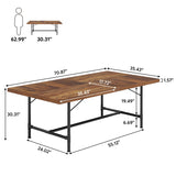 Rectangle Meeting Seminar Table for Conference Room, 70.8" W x 35.4" D