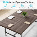 Rectangle Meeting Seminar Table for Conference Room, 70.8" W x 35.4" D