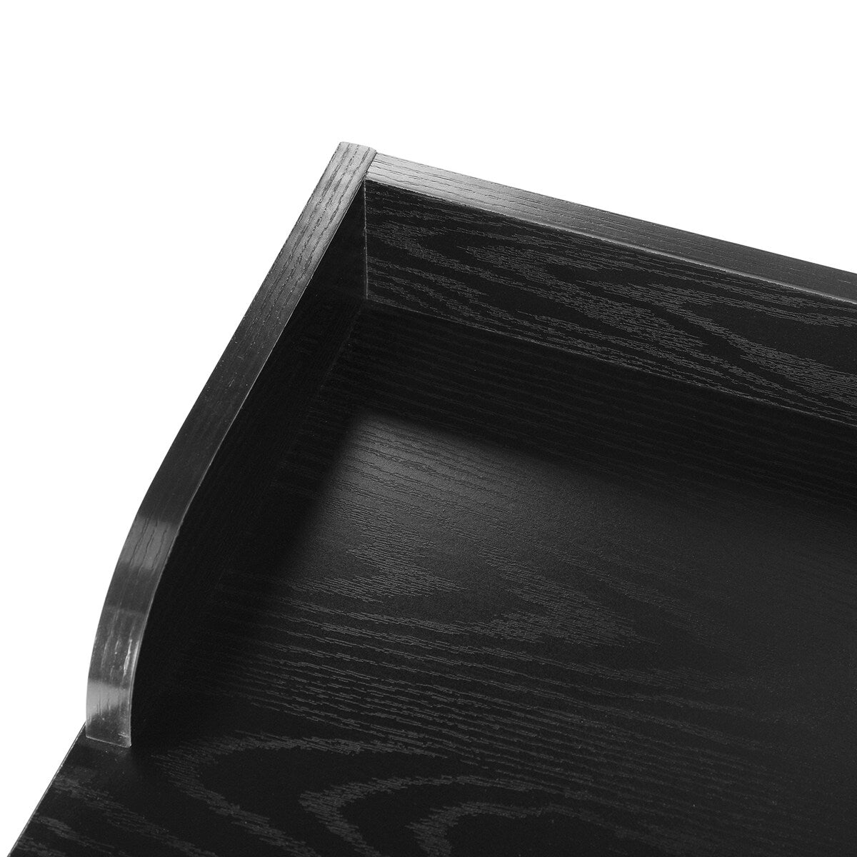 Rectangular Computer Writing Desk, Streamlined Silhouette, X-Shaped Metal Legs