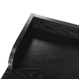 Rectangular Computer Writing Desk, Streamlined Silhouette, X-Shaped Metal Legs