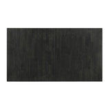 Rectangular Dining Set in Black and Dark Grey Finish