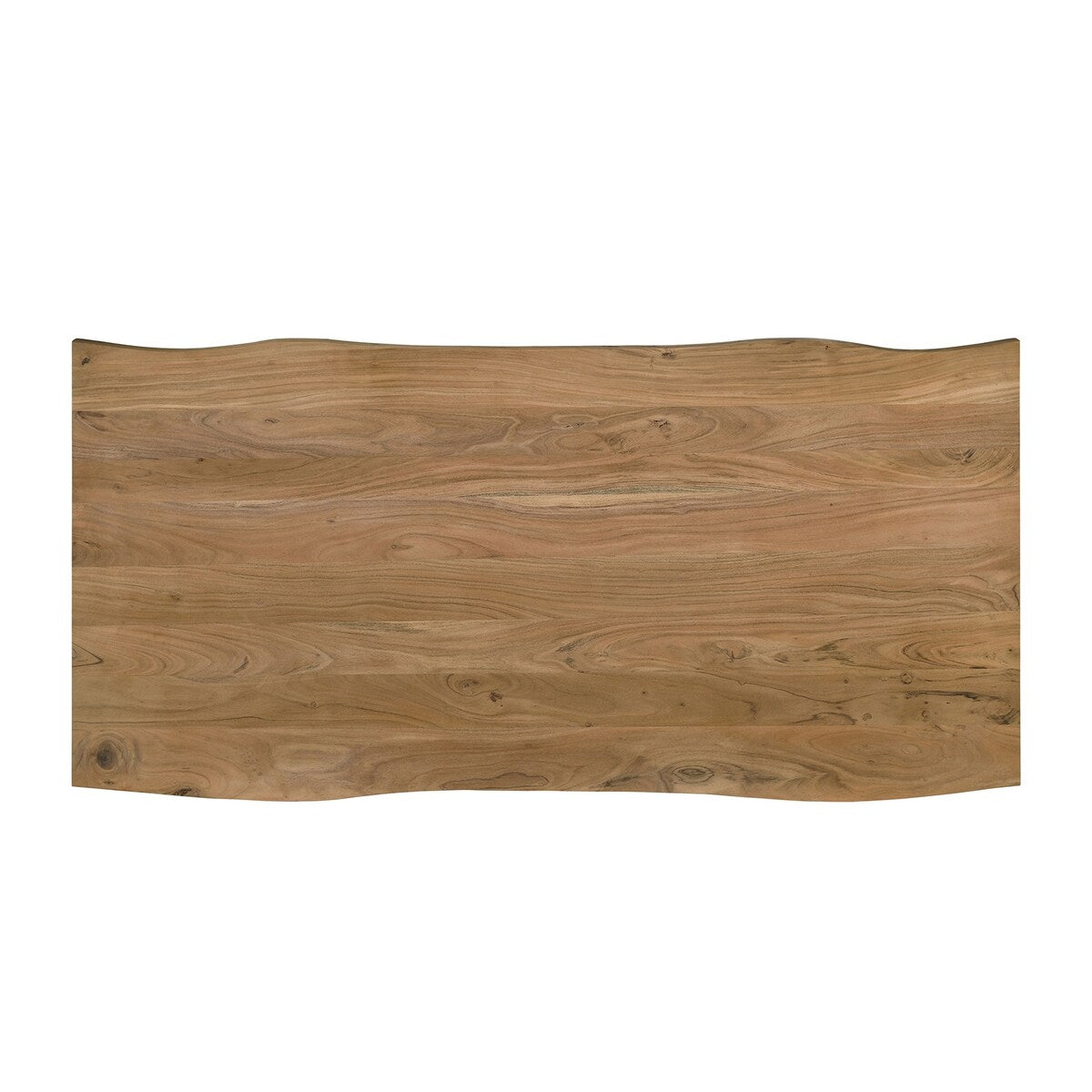 Rectangular Dining Table in Natural Acacia and Black