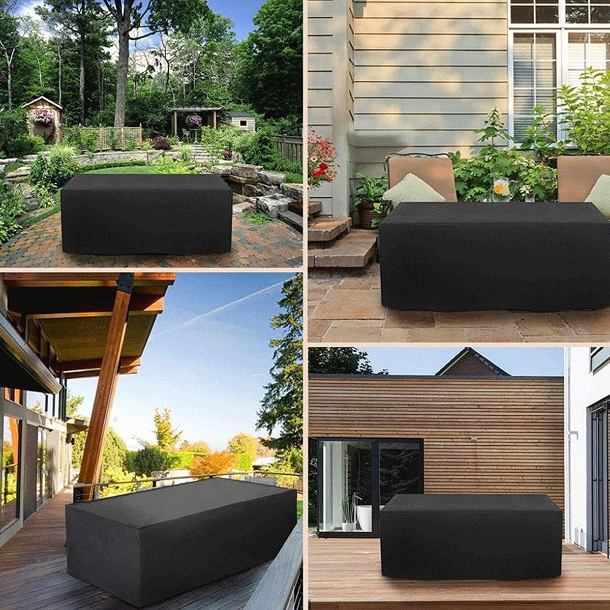 Rectangular Patio Furniture Cover, Outdoor Waterproof Patio Table Covers