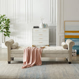 Rectangular Queen Benches Bedside Sofa with Armrests