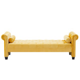 Rectangular Queen Benches Bedside Sofa with Armrests