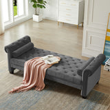 Rectangular Queen Benches Bedside Sofa with Armrests