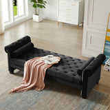 Rectangular Queen Benches Bedside Sofa with Armrests