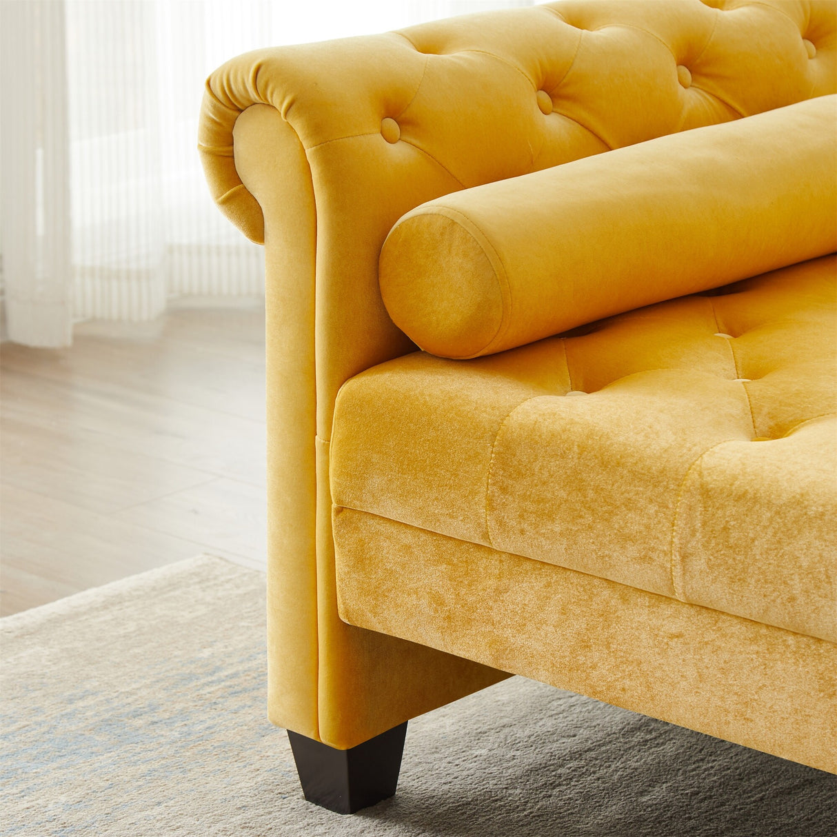 Rectangular Queen Benches Bedside Sofa with Armrests