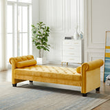 Rectangular Queen Benches Bedside Sofa with Armrests