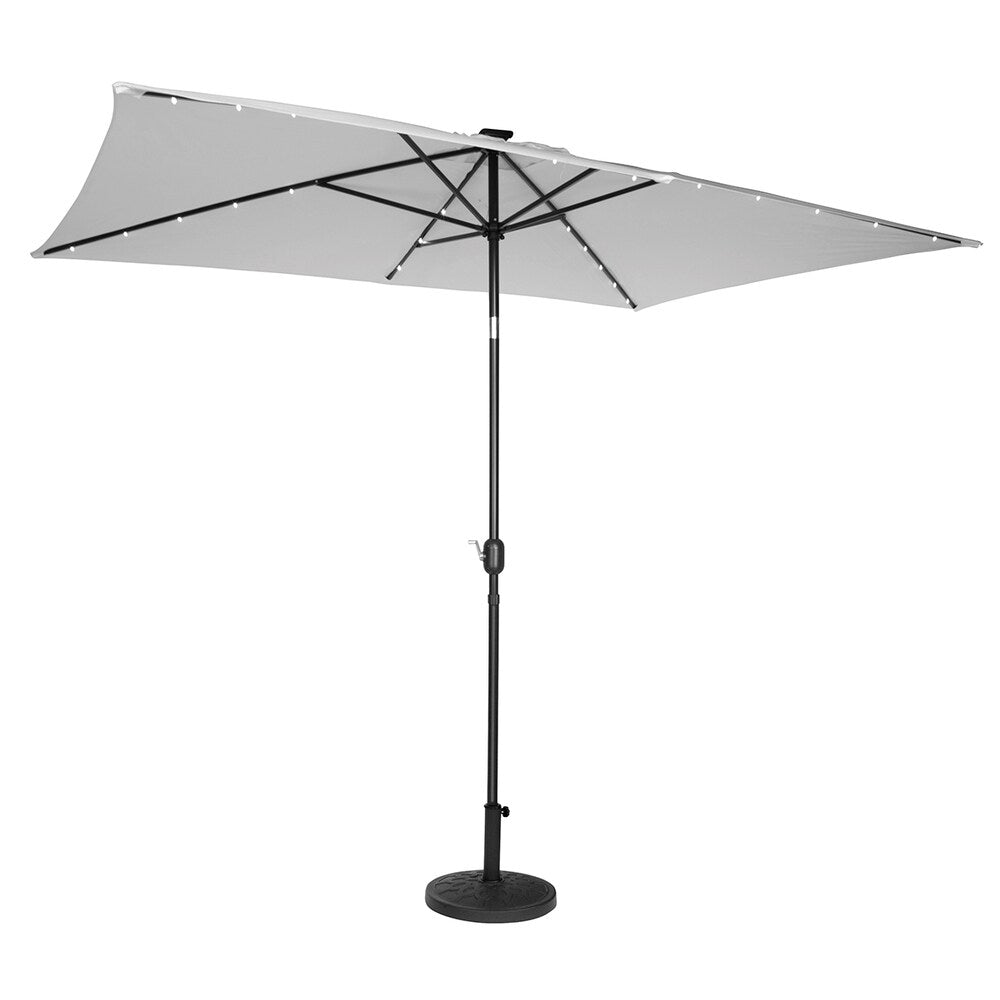 Trademark Innovations Solar LED Patio Umbrella