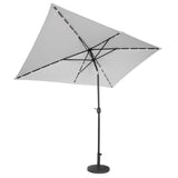 Trademark Innovations Solar LED Patio Umbrella