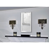 Rectangular Vanity Beveled Wall Mirror with Beveled Mirror Frame