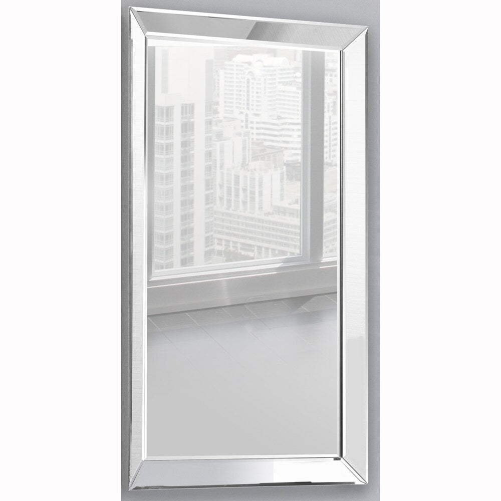 Rectangular Vanity Beveled Wall Mirror with Beveled Mirror Frame