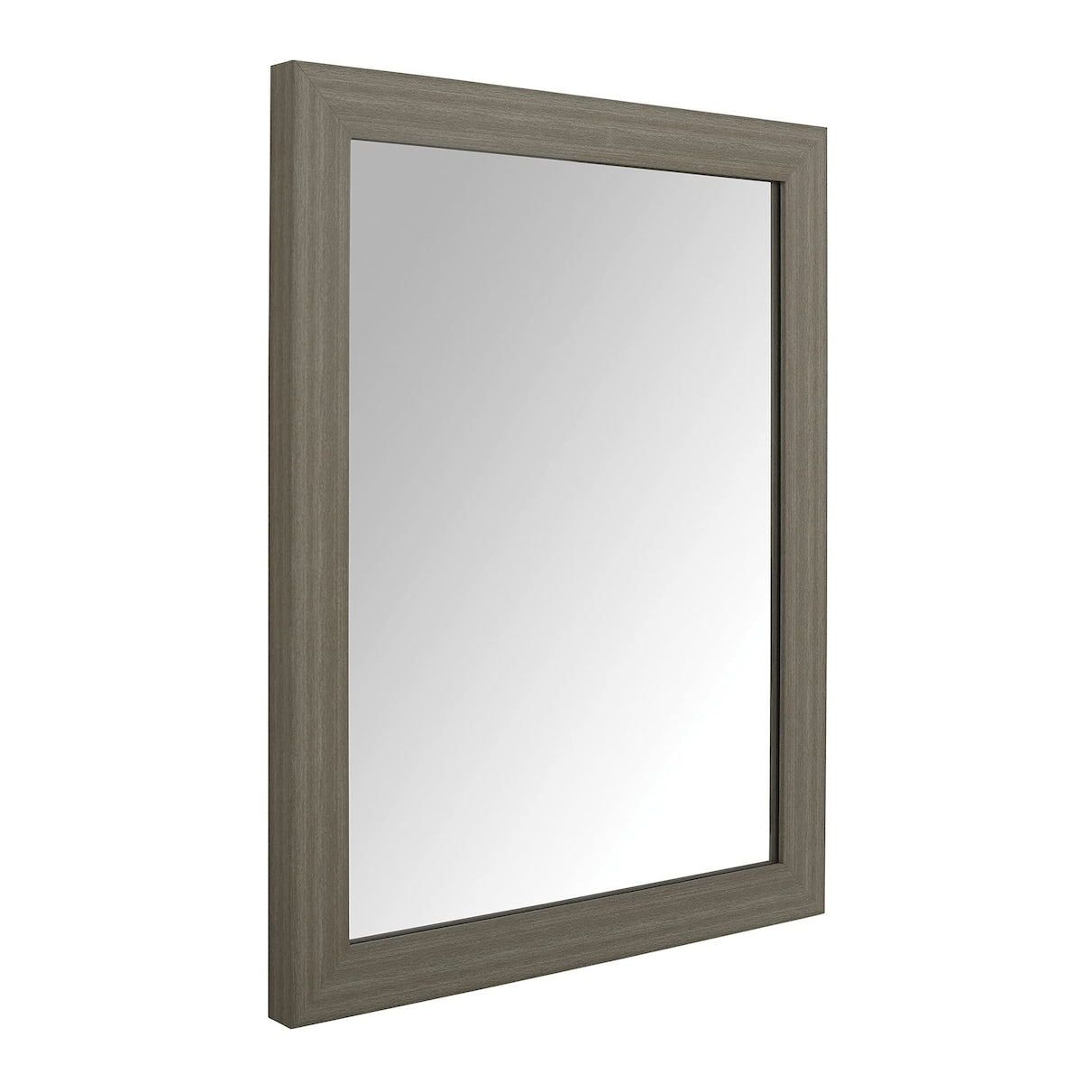 Rectangular Wall Mount Mirror, Standard Trim, Barnwood, 16" x 20