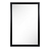 Rectangular Wall-Mounted Bathroom Mirror with PS Frame - 36x0.8x24