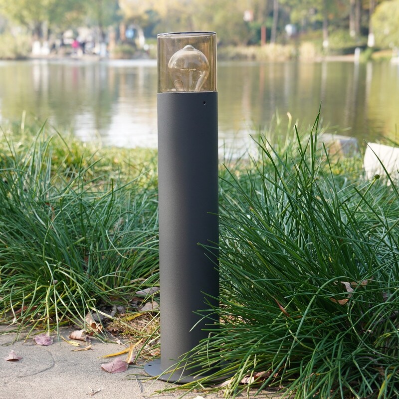 20-Inch Single-Bulb Bollard Ground Lantern(Two types of Color) - N/A