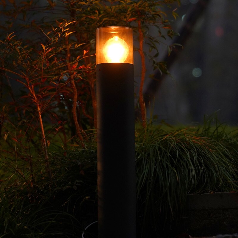 20-Inch Single-Bulb Bollard Ground Lantern(Two types of Color) - N/A