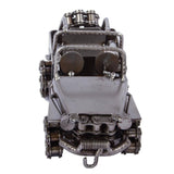 Recycled auto parts sculpture, 'Rustic Jeep'