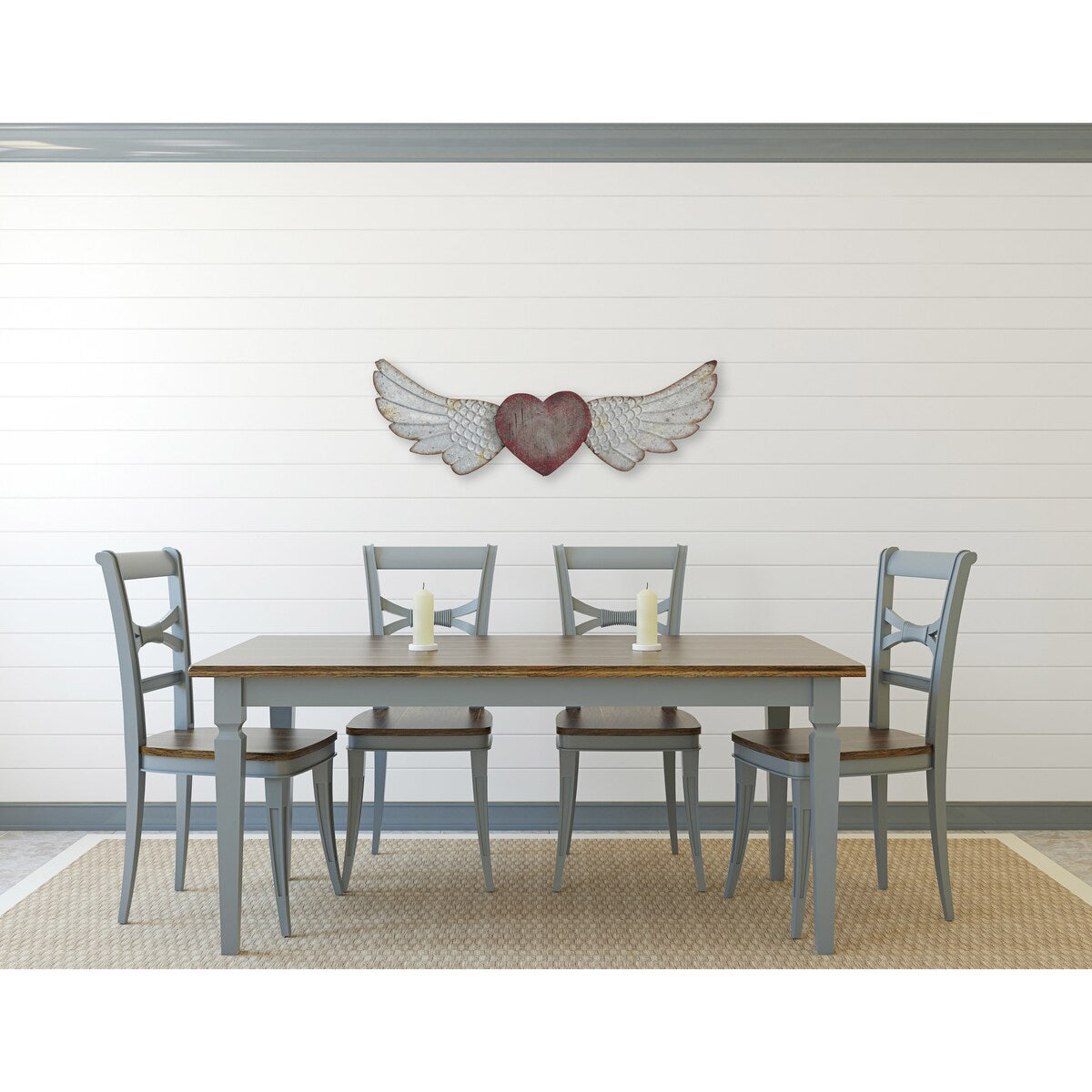 Heart with Wings Wall Décor - 35.5" x 13.5"