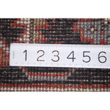 Red Heriz Serapi Oriental Area Rug Handmade Wool Carpet - 7'9" x 9'10"