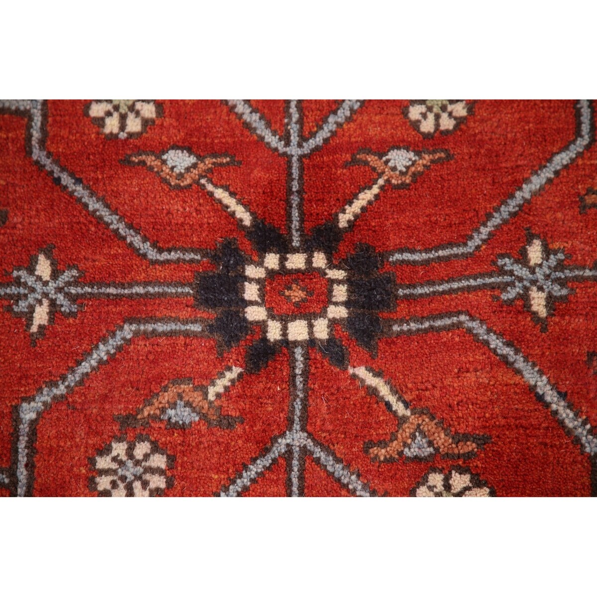 Red Heriz Serapi Oriental Area Rug Handmade Wool Carpet - 7'9" x 9'10"