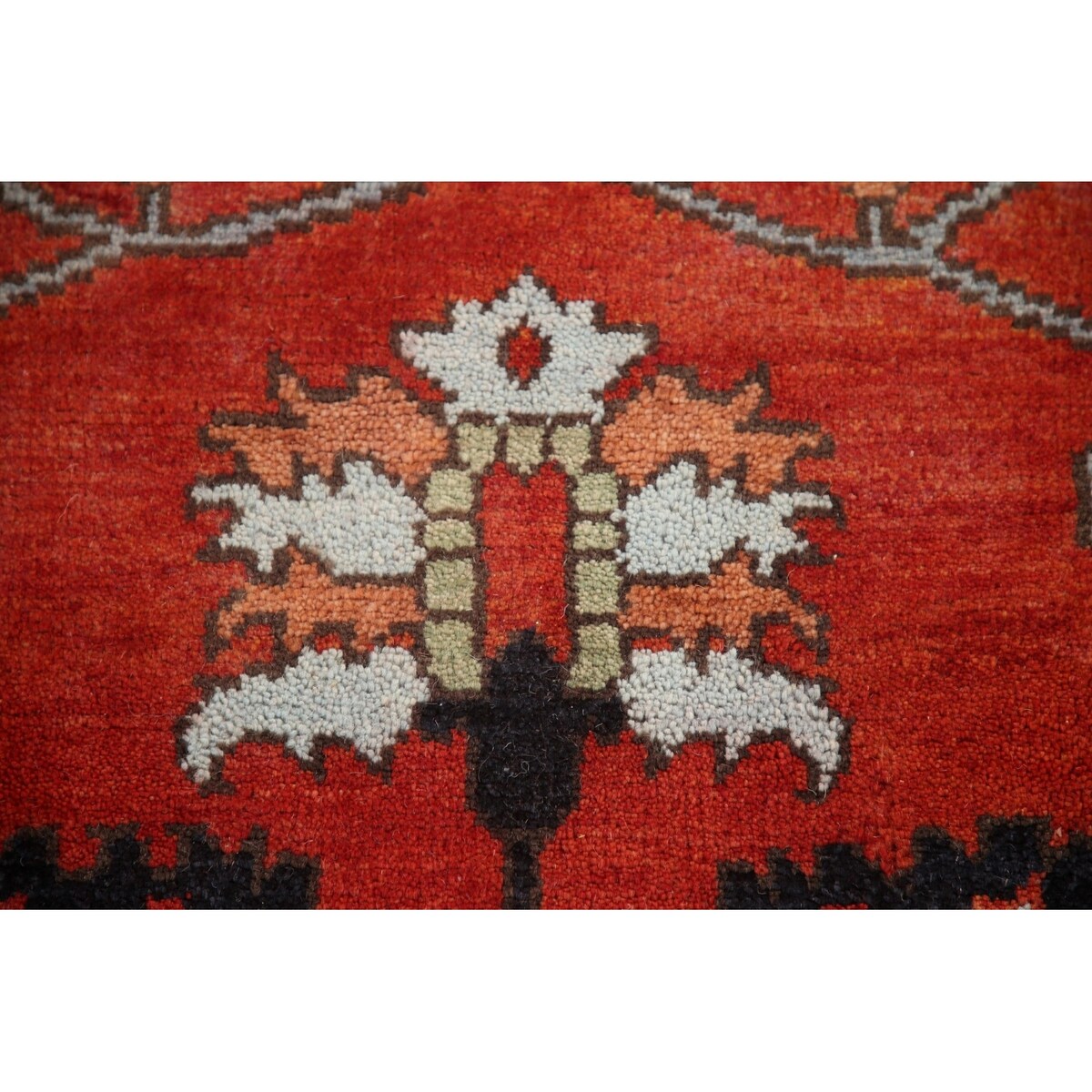 Red Heriz Serapi Oriental Area Rug Handmade Wool Carpet - 7'9" x 9'10"