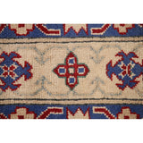 Red Kazak Area Rug Handmade Bedroom Wool Carpet - 6'7" x 10'4"
