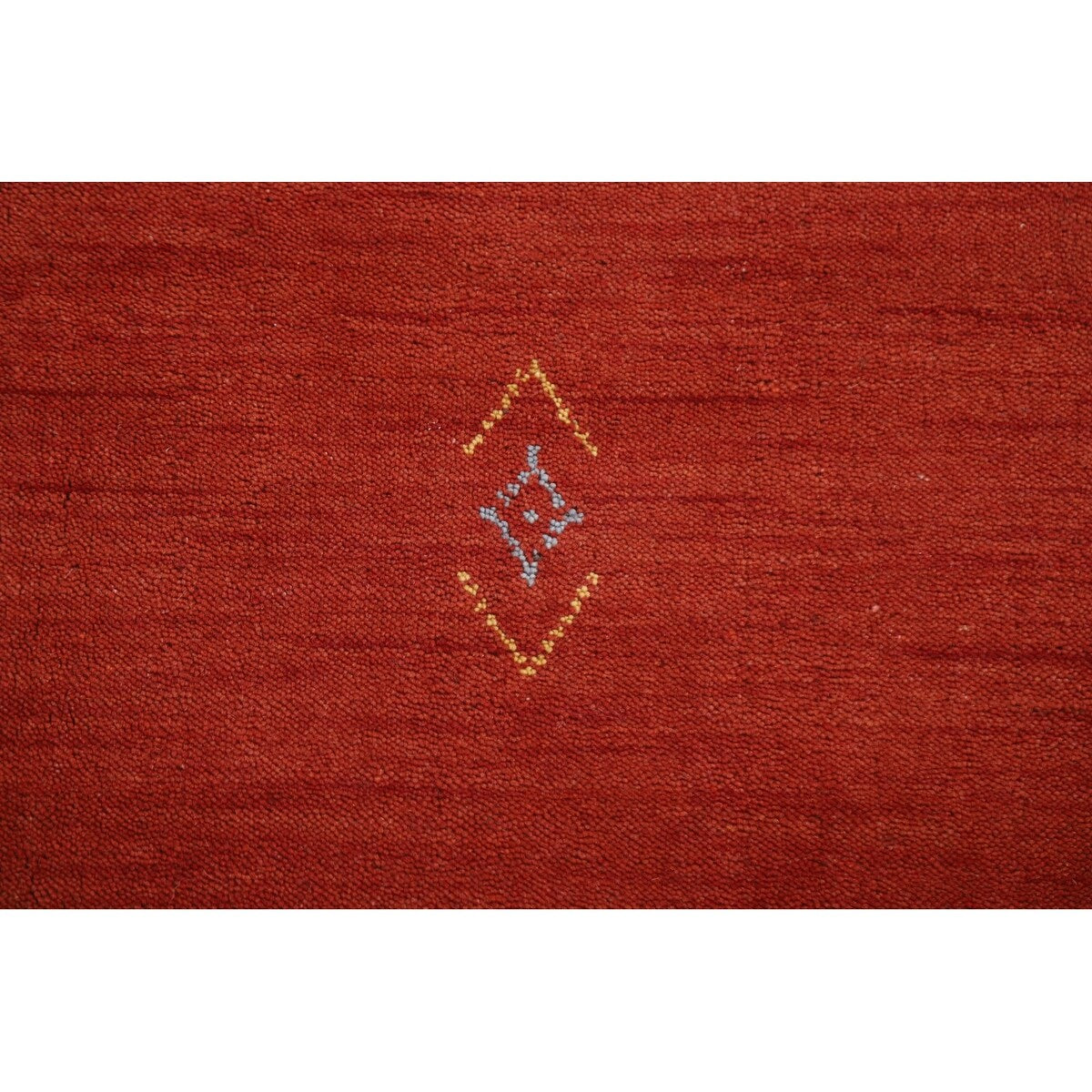 Red Tribal Gabbeh Oriental Area Rug Handmade Wool Carpet - 8'4" x 11'5"