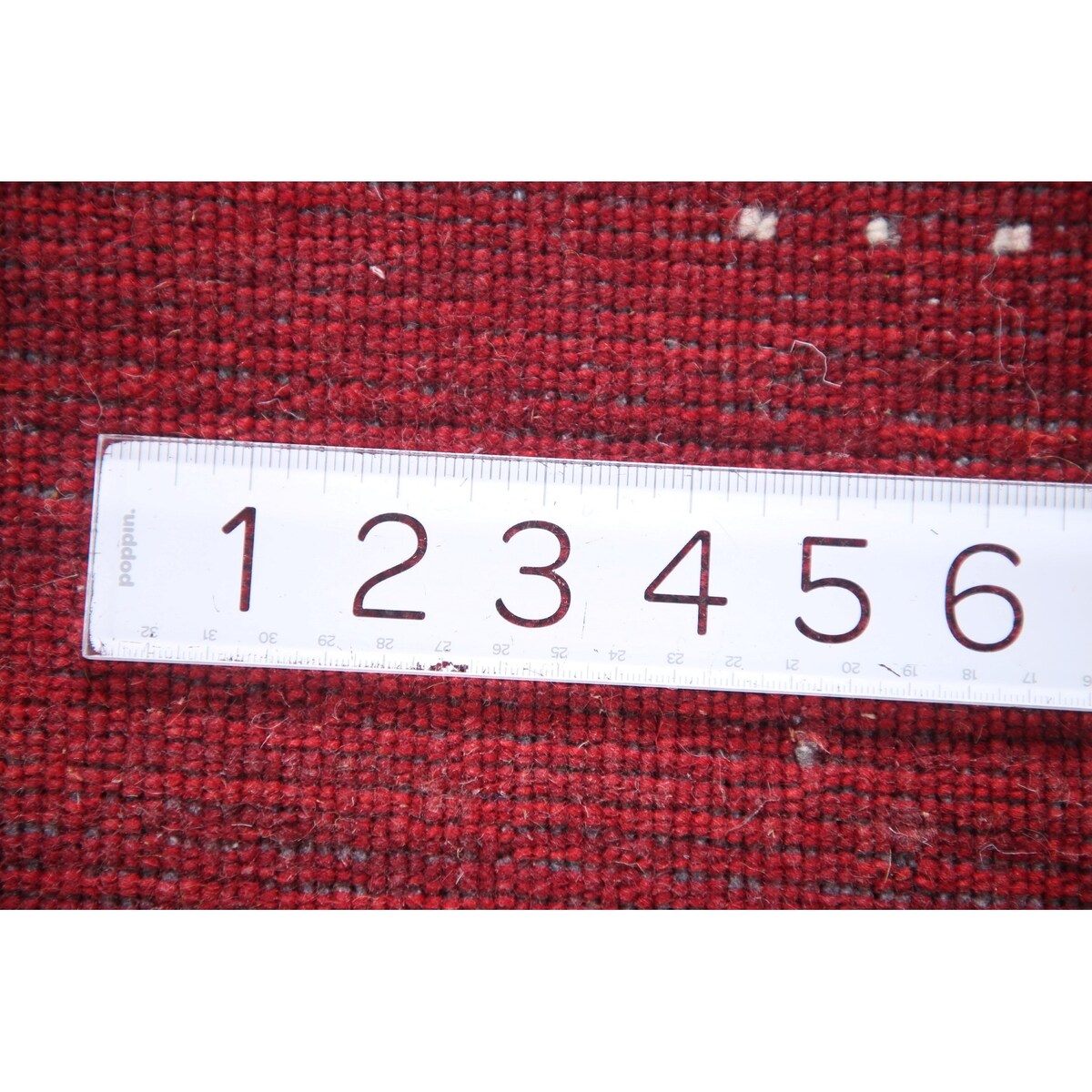 Red Tribal Modern Gabbeh Oriental Area Rug Hand-Knotted Wool Carpet - 8'2" x 9'10"