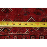 Red Tribal Shiraz Persian Kitchen Area Rug Wool Hand-knotted - 2'8" x 4'2"