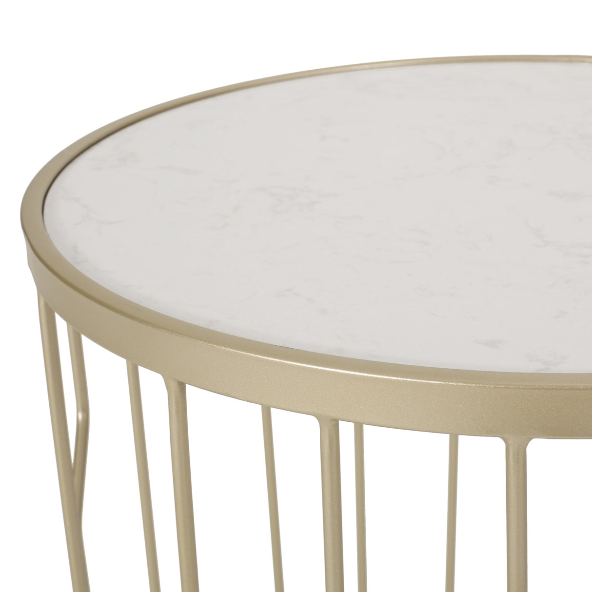 Redden Faux Marble Side Table by Christopher Knight Home