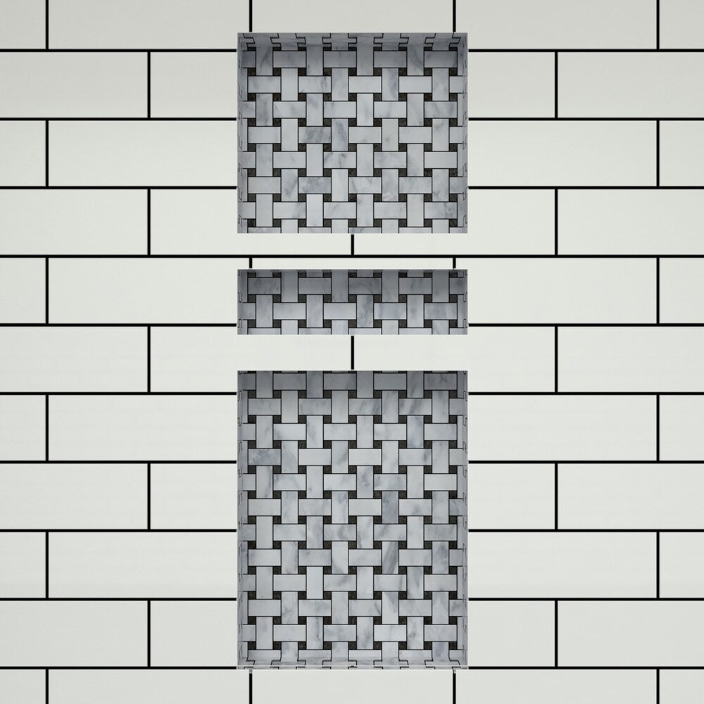 Redi Niche Triple Niche Set containing 1 RN1614S Single Niche 1 RN166S Single Niche and 1 RN1620S Single Niche