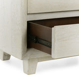 Classic Home Reece Mango Wood Nightstand in Sand