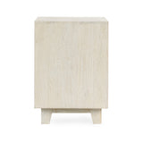 Classic Home Reece Mango Wood Nightstand in Sand