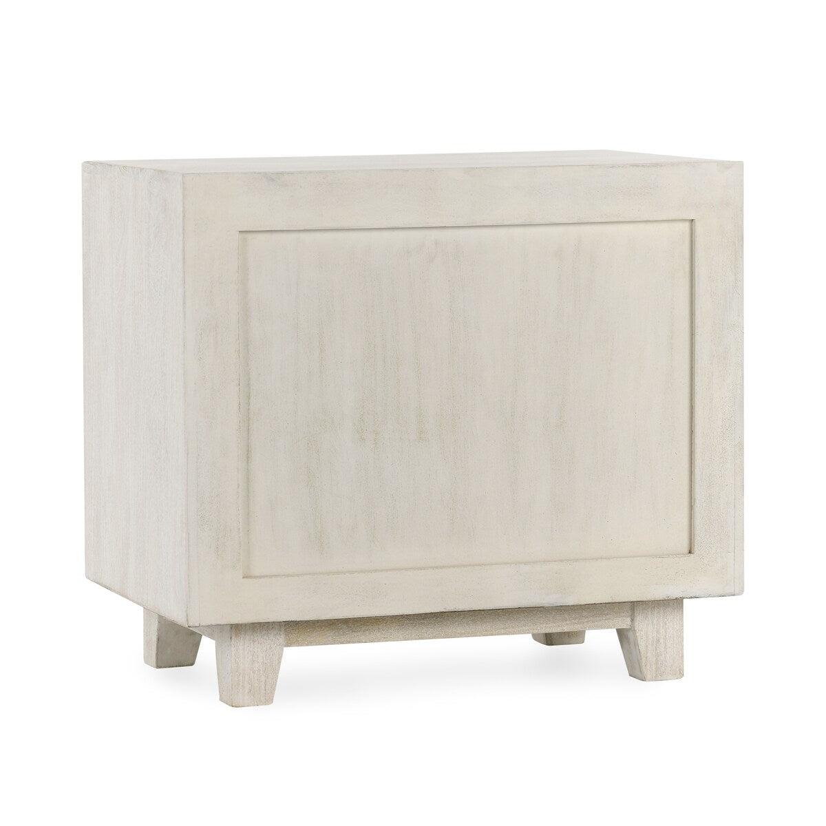Classic Home Reece Mango Wood Nightstand in Sand