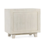 Classic Home Reece Mango Wood Nightstand in Sand