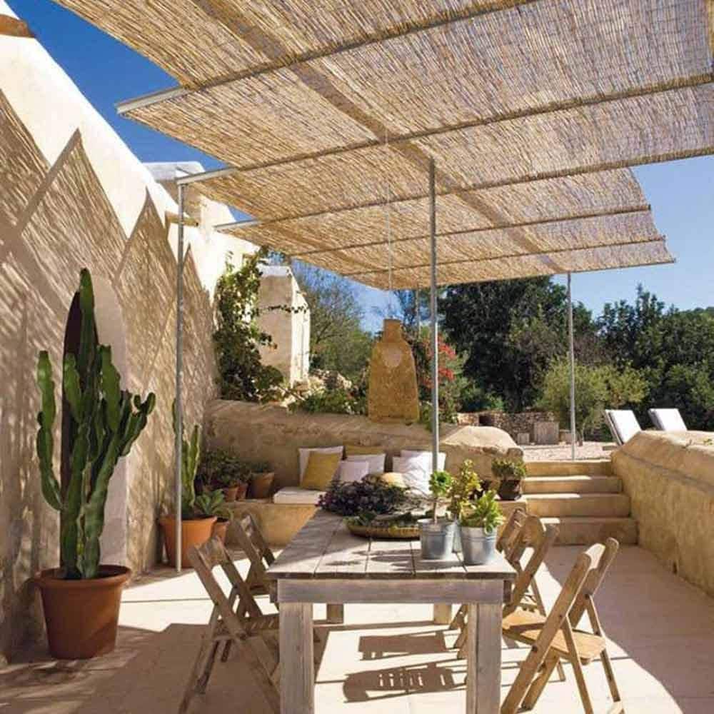 Decorative Reed Fence For Outdoor Garden And Backyard Privacy
