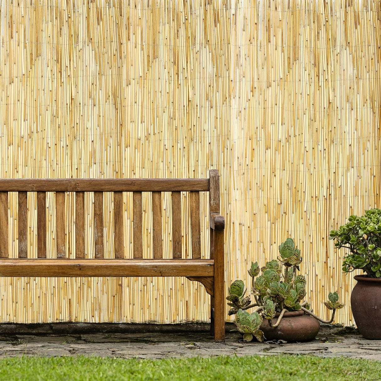 Decorative Reed Fence For Outdoor Garden And Backyard Privacy